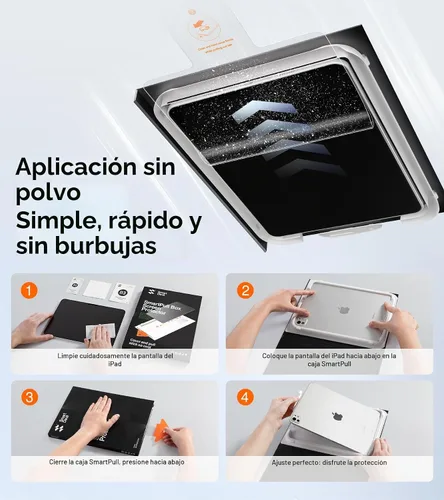 Vista 3 de SMARTDEVIL - Protector de pantalla para iPad Mini 7ª/6ª (8.3 pulgadas, 2024/2021)