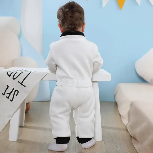 Vista 3 de Mameluco de astronauta para bebés y niños, novedad de Halloween