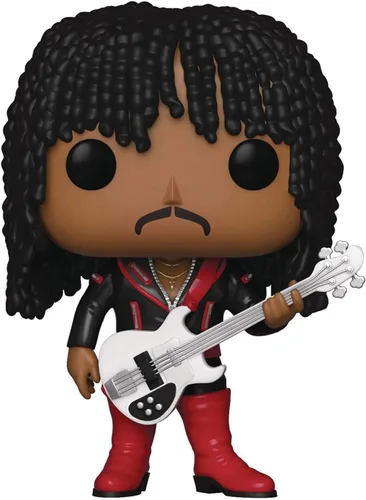 Vista 5 de Funko Rocks: Rick James - Superfreak Pop! Figura de vinilo (incluye funda protectora compatible con Pop Box)