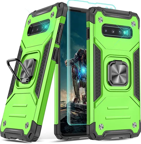 Vista 13 de YmhxcY Funda para Galaxy Note 8, funda para Galaxy Note 8 con protector de pantalla curvado 3D, fundas de grado armadura con soporte giratorio