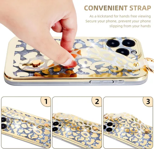 Vista 5 de Funda para iPhone 11 de 6.1 pulgadas (patrón de piel de leopardo)