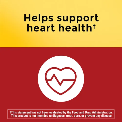 Vista 3 de Nature Made CoQ10 300mg por 3 cápsulas, para la salud del corazón y apoyo antioxidante, 120 cápsulas, suministro para 40 días