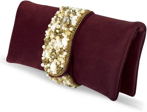 Vista 3 de Aheli Clutch Purses Gift for Women Handmade Evening Bridal Handbags