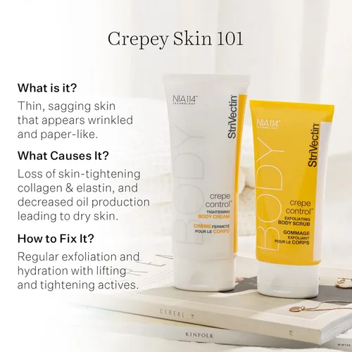 Vista 3 de StriVectin Crema corporal Tighten & Lift Crepe Control Corporal, Aprieta y Levanta Peptight Suero de Ojos de 360 Grados y Aprieta y Levanta el Suero