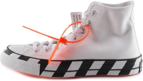 Vista 2 de Converse Mens Chuck 70 Blanco Blanco Hola BlancoConoNegro Lona