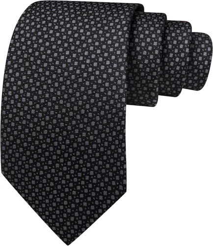 Vista 88 de Barry.Wang Corbatas de seda para hombre, diseño de lunares, gemelos cuadrados de bolsillo, gemelos para negocios, boda
