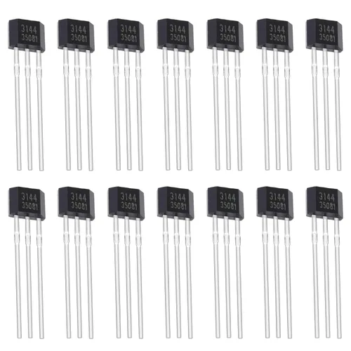 Vista 32 de 2N2222 2N2222A Transistores amplificadores NPN de silicio TO-92 60V 800mA (Paquete de 200 piezas)