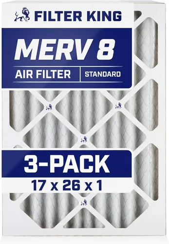 Vista 95 de Filter King Filtro de aire de 5.5x13.5x1 Paquete de 3 Filtros plisados MERV 8 HVAC para horno A/C Fabricado en Estados Unidos Tamaño real