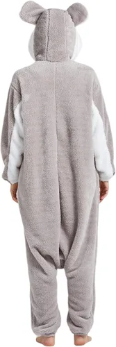 Vista 6 de DarkCom Unisex Adult Onesie Halloween Cosplay Animal Onesie Christmas Pajamas Halloween Costume One Piece Sleepwear