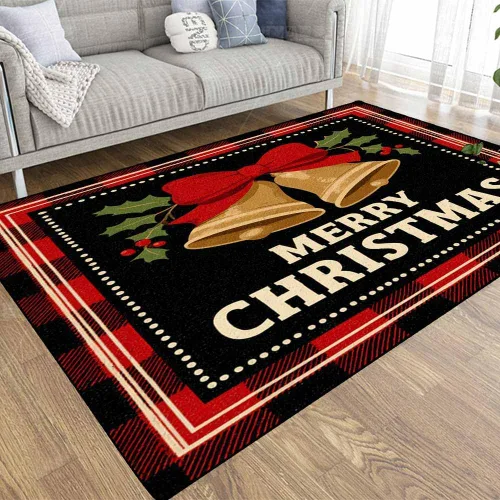 Vista 35 de TOMWISH - Alfombra abstracta pintada a mano en blanco y negro con pintura dorada, sala de estar, dormitorio, decoración de suelo, alfombra
