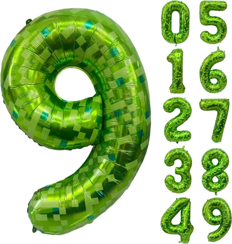 Vista 18 de Globos gigantes de helio de aluminio de 40 pulgadas, color negro, globos digitales grandes del número 0 para decoración de fiesta de cumpleaños