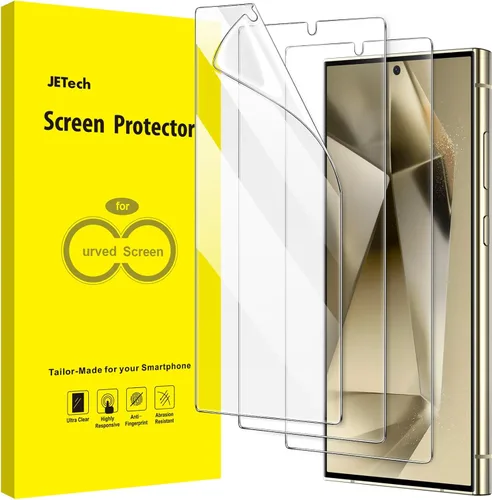 Vista 11 de JETech Protector de pantalla para Samsung Galaxy S8, película TPU Ultra HD, compatible con fundas, paquete de 2 Película de poliuretano