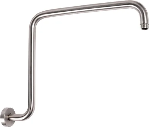 Vista 10 de PHASAT Extensión de brazo de ducha de 16 pulgadas, brazo de ducha en forma de S con brida, brazo de ducha de acero inoxidable 304 de altura alta