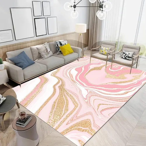 Vista 19 de Alfombras modernas de mediados de siglo cincuenta, colores retro atómicos sin costuras, alfombra de pasillo para exteriores, antideslizante, área