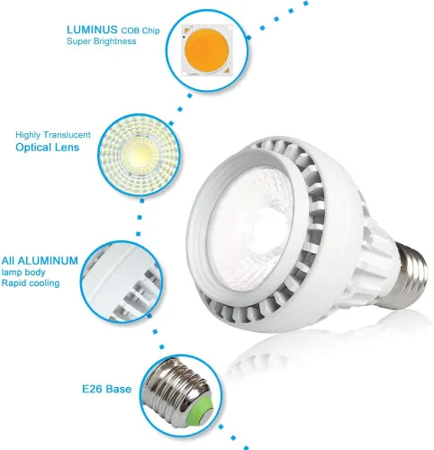 Vista 2 de Allisable Bombilla LED de spa de 15 W, 1500 lúmenes, 120 V, 6000 K, luz diurna blanca LED para piscina, reemplaza hasta 100-300 W bombilla