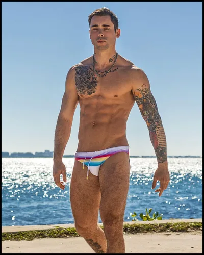 Vista 51 de Bang Men's Swimwear - Swim Mini Brief - Low Rise Fit Bikini Swimsuit