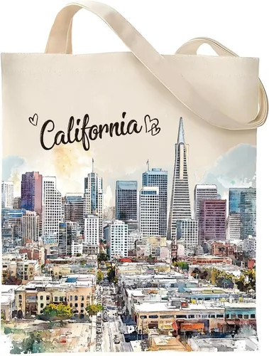 Vista 15 de Bolsa de Lona VeloKomo para Regalo - Divertidas Bolsas de Tela Reutilizables Vintage para Mujeres Amantes de las Compras y la Lectura