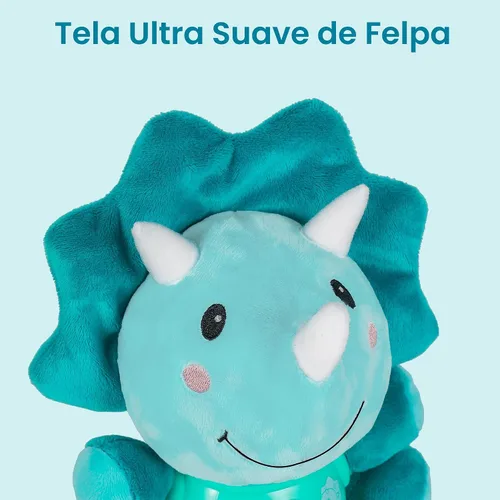 Vista 4 de iPlay, iLearn juguetes musicales de dinosaurios para bebés, regalo para niños recién nacidos, dinosaurios suaves de peluche, juguete musical