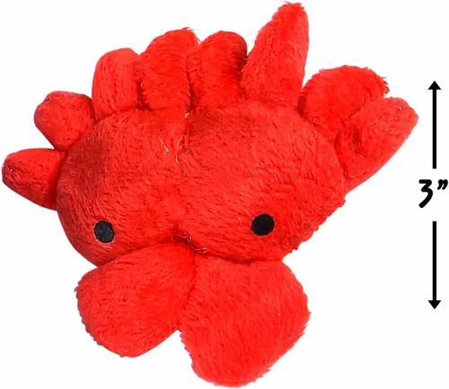 Vista 2 de Rhode Island Novelty Bolsa de juguetes de peluche Sea Life de 3 pulgadas de 24 piezas