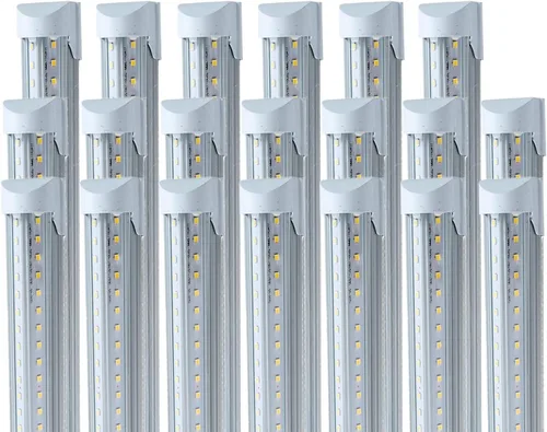 Vista 9 de Paquete de 1 luz LED de tienda de 4 pies, 48 W, luz LED enlazable de tienda para garaje, 3000 K, 4000 K y 5000 K, lámpara de techo integrada