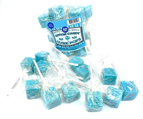 Vista 16 de PKM Candies - Paquete de 12 chupones cuadrados cuadrados de moda antigua: paquete de ventosas con sabor envuelto individualmente por Espeez - Party