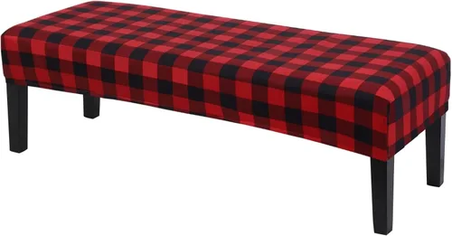 Vista 34 de SearchI Funda para banco de comedor, fundas largas elásticas y lavables para asiento de banco de banco rectangular, para comedor, sala de estar Flor