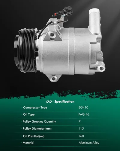 Vista 8 de SCITOO Compresor de CA 2012-2015 para N-issan NV1500 NV2500 NV3500 4.0L Compresor de aire acondicionado CO 10865JC