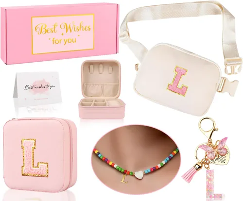 Vista 14 de Riñonera personalizada para niñas, Blanco Rosa, Small