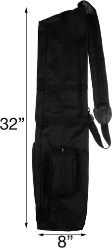 Vista 7 de Murray Sporting Goods Bolsa de golf para el domingo Bolsa de golf negra ligera de viaje con correa acolchada para el hombro para práctica de campo