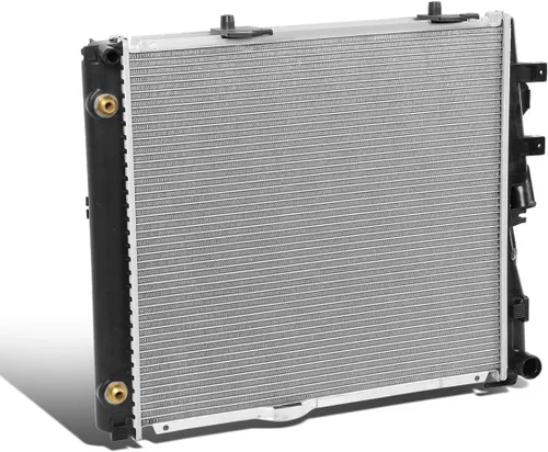 Vista 10 de DNA Motoring OEM-RA-13254 Radiador de núcleo de aluminio de 1 fila compatible con 07-09 Sprinter 2500 3500,26-11/16 pulgadas de ancho x 15-11/16