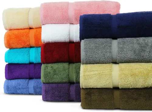 Vista 31 de Colección Luxury Hotel & Spa Altamente Absorbente, Secado Rápido 100% Algodón Turco 700 GSM, Toalla Eco Amigable, para Baño Borde Dobby Toalla