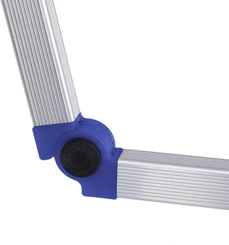 Vista 7 de Omabeta Recogedor de basura, herramienta plegable para agarrador de basura largo y práctico, ventosas para residuos de hojas de jardín (mango azul)