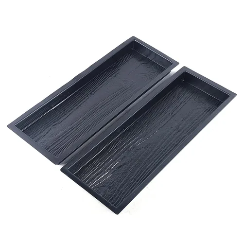 Vista 7 de Paquete de 2 tablas de madera con forma de molde de piedra escalonada, tablero de madera, molde de cemento de hormigón, fabricante de caminata