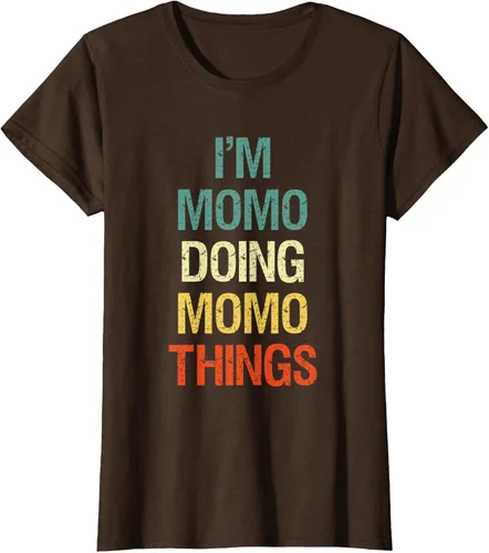 Vista 21 de I'M Momo Doing Momo Things - Camiseta de regalo con nombre personalizado, Negro, S
