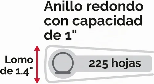 Vista 3 de Carpeta archivadora, de Avery con, anillas inclinadas, Verde 1 pulgadas