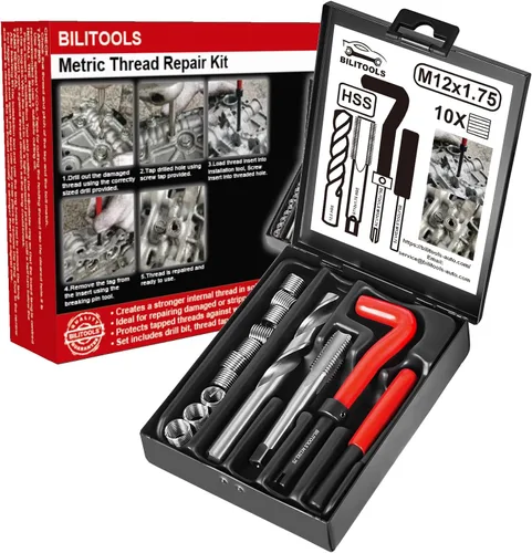 Vista 13 de BILITOOLS - Kit de reparación de roscas helicoidales métricas