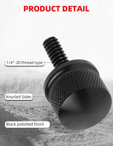Vista 5 de Amazicha Kit de montaje de tuerca de tornillo de acero inoxidable negro compatible con Harley Davidson Touring Sportster Softail Dyna 1996-2026