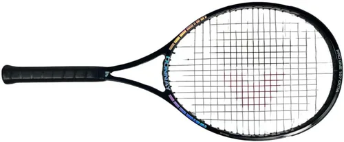 Vista 2 de Donnay Pro One OS 107 Octacore Unibody Strung 1 Carbon Fiber Tennis Racquet, Black, 27 Inch, 16x19 String Pattern, Advanced Level