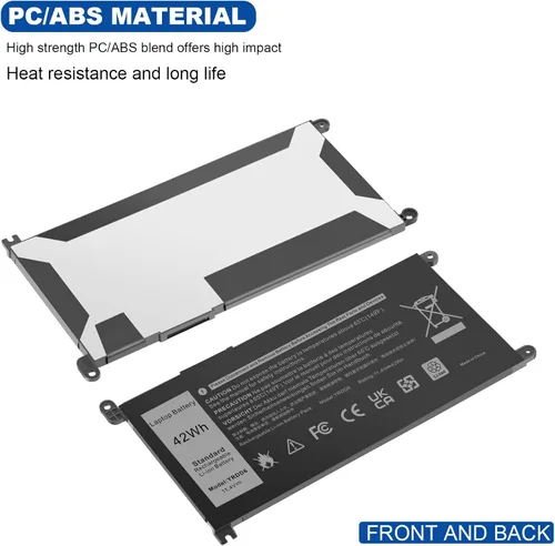 Vista 8 de TREE.NB Batería YRDD6 1VX1H para Dell Inspiron 5481 5482 5485 5491 5591 7586 3310 2 en 1 3493 3582 3583 3584 3593 3793 5480 5482 5485 5491 5493 5585