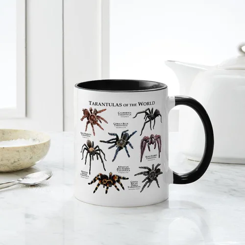 Vista 6 de CafePress Tarantulas Of The World Taza de café de cerámica (11 oz)