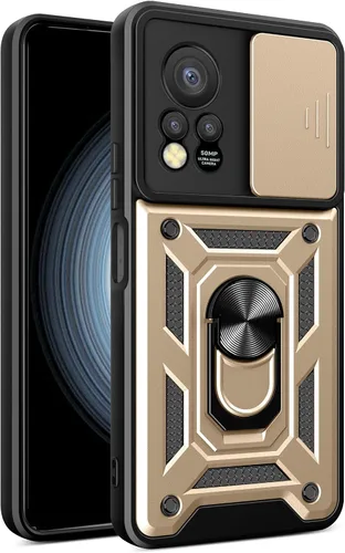 Vista 188 de Compatible con Tecno Pova Neo 2 Bracket Shell, con cubierta deslizante para lente de cámara compatible con Tecno Pova Neo 2 LG6n Case Negro