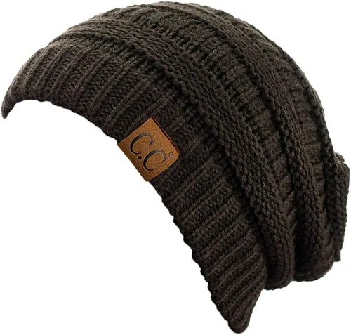 Vista 394 de C.C Trendy Warm Chunky Soft Stretch Cable Knit Beanie