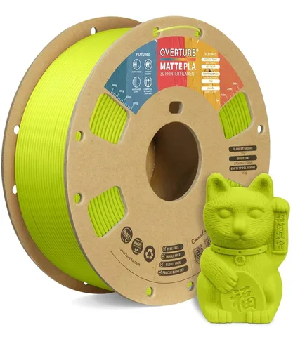 Vista 27 de OVERTURE - Filamento de fibra de carbono PLA para impresora 3D de 1.75 mm, carrete de cartón PLA de 2.2 libras, precisión dimensional +/- 0.02 mm