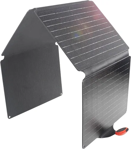 Vista 9 de EYONGPV Panel solar plegable portátil de 14 W y cargador solar con salida USB-C Croc-Eye, cargador solar compacto impermeable IP67 para teléfonos