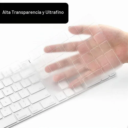 Vista 4 de Skin de teclado para teclado mágico A2520 con teclado numérico Teclado mágico 2021 con teclado numérico (Touch ID)