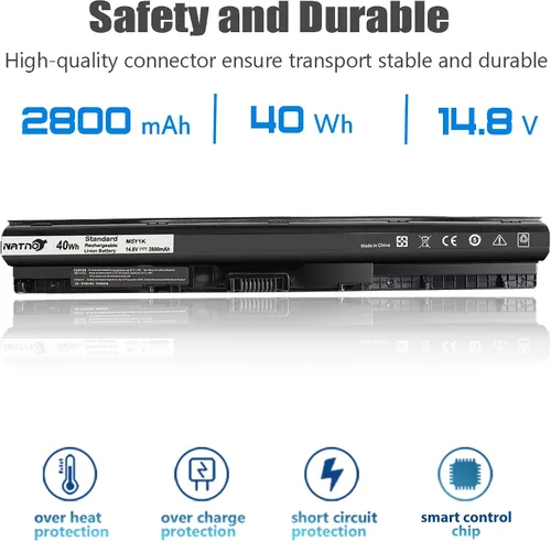 Vista 4 de M5Y1K - Batería para portátil Dell Inspiron 14-3000 14-5000 15-3000 15-5000 Series 3451 3458 3551 3552 3558 5451 5551 5552 5555 555 555 558 5 559