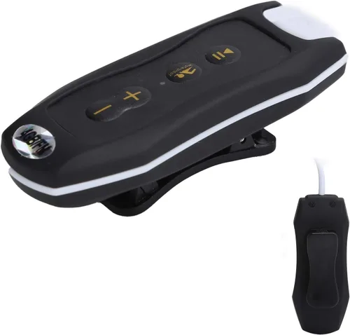 Vista 2 de Keenso Reproductor de música FM de 4 GB, reproductor de MP3 portátil de deportes de buceo con auriculares para música de buceo