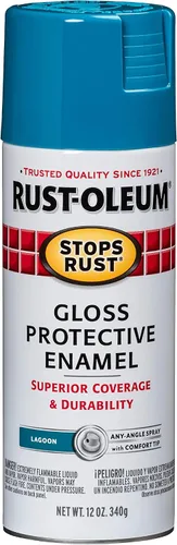 Vista 114 de Rust-Oleum 7776830 - Pintura en aerosol para prevención del óxido, 12 onzas, negro plano