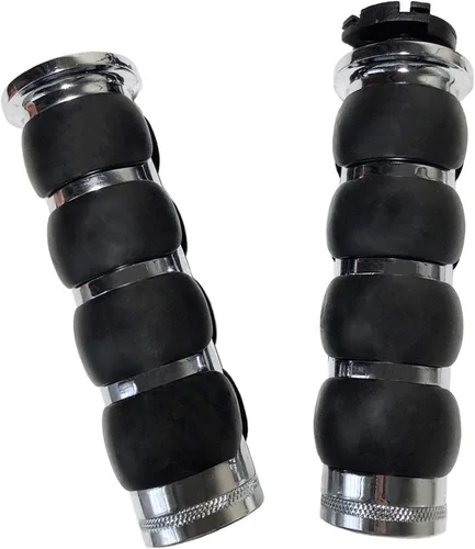Vista 6 de Empuñaduras de mano antideslizantes para motocicleta de 7/8 pulgadas con asistencia de acelerador para Harley Yamaha Kawasiki Suzuki Cruisers Motos