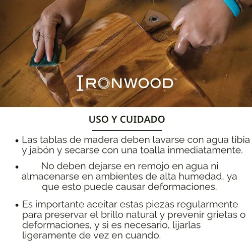 Vista 4 de Tabla Gourmet de madera de acacia de piel para pizza, Pala para pizza